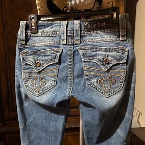Rock Revival Women's boot cut Jeans ( little stretch)